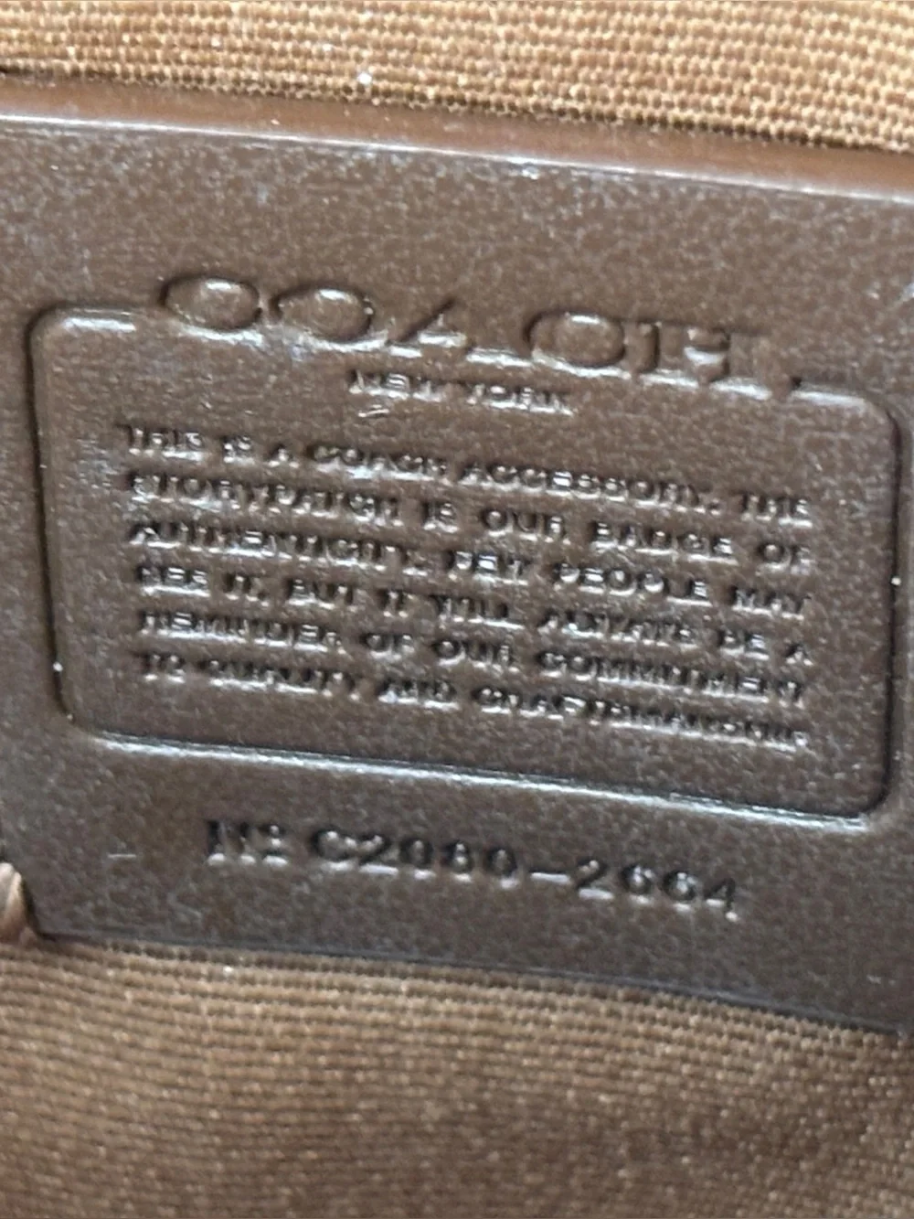 Coach Quilted Leather Crossbody Bag